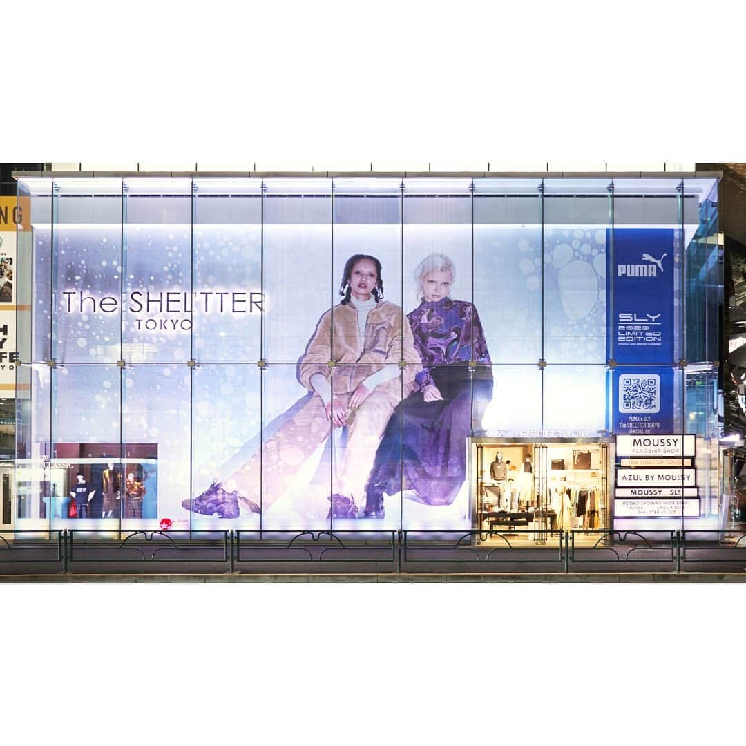 スライさんのインスタグラム写真 - (スライInstagram)「PUMA x SLY 2020 AW COLLECTION ———————————————————ㅤㅤㅤㅤㅤㅤㅤㅤㅤㅤㅤㅤㅤ #PUMAxSLY appears on huge billboard at The SHEL'TTER TOKYO ㅤㅤㅤㅤㅤㅤㅤㅤㅤㅤㅤㅤㅤ You must check it...! ———————————————————ㅤㅤㅤㅤㅤㅤㅤㅤㅤㅤㅤㅤㅤ #PUMAxSLY #SLY #PUMA #SHELTTER #TheSHELTTERTokyo」10月1日 21時20分 - sly_official