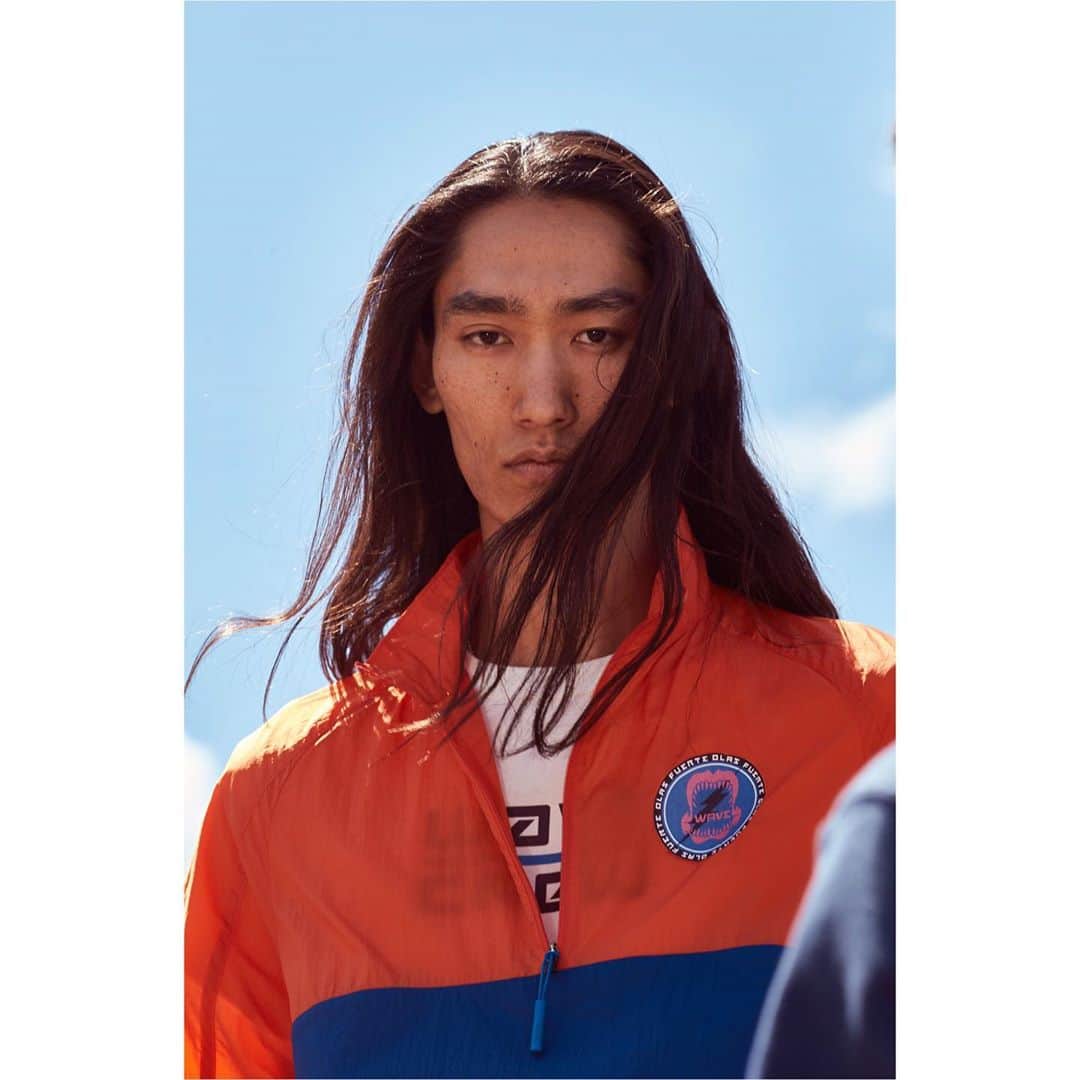 のインスタグラム：「. Olas Fuerte® . Alex Chimilio - Founder and creative Director Ademir Costa - Photographer Monte Isom - Lead photo technician  Josh Maready - Videography Shotaro_sugiyama - Model Shen Kay - Model therealshenkai  Serra Semi - Production & stylist Aaliyah Karaata - Assistant . #musemen #musemodels #imagemodels #model #modellife #shooting #newyork #fashion」