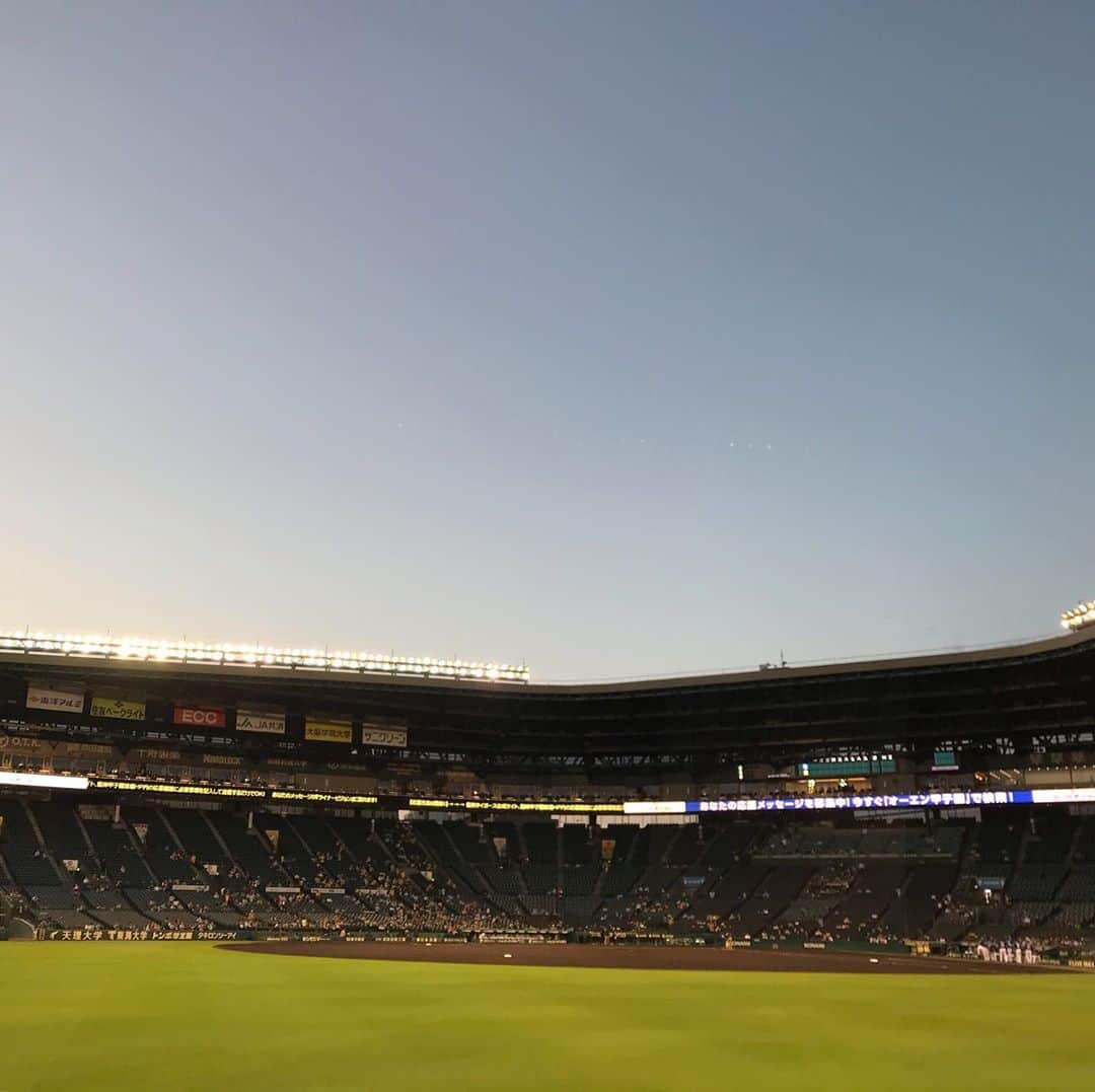 中野耕史のインスタグラム：「仲秋の勝利🐅 これは縁起が良い😊 #阪神タイガース #甲子園」