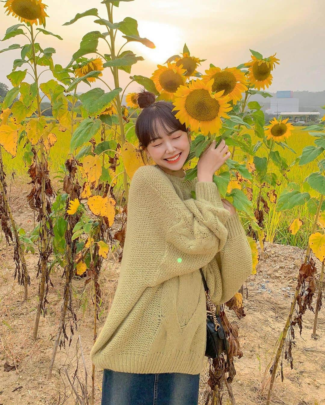 シン・ジインさんのインスタグラム写真 - (シン・ジインInstagram)「나는 왜이렇게 시골이 좋을까🌻💕」10月1日 21時54分 - sinji_in