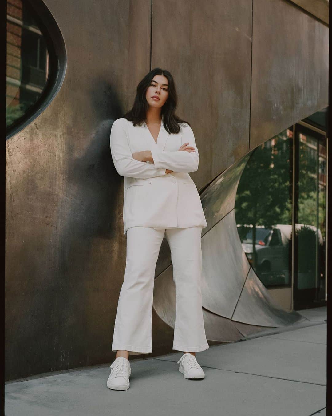 Club Monacoのインスタグラム：「@lcchan style in three words: Neutral, polished, simple. #35YearsOfClub」