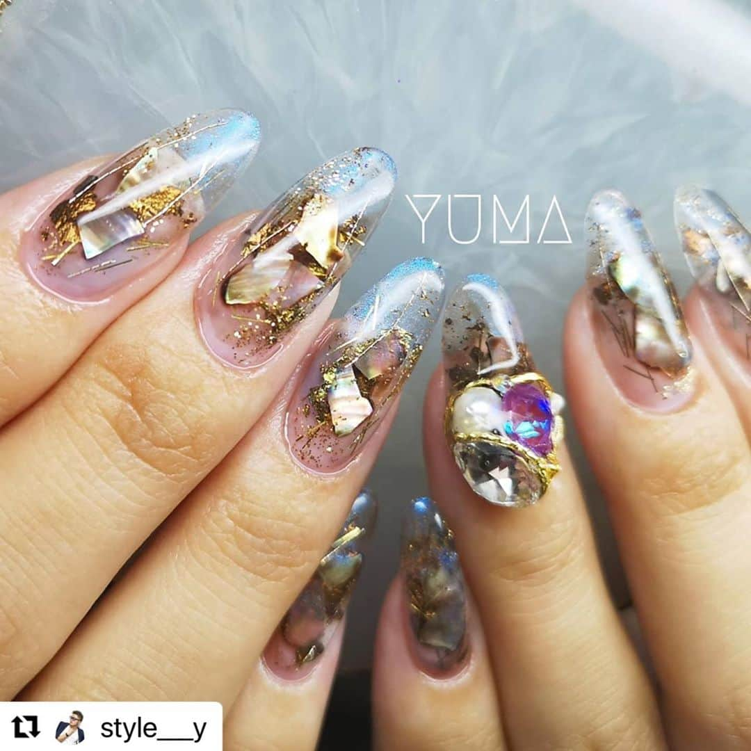 initygel_officialさんのインスタグラム写真 - (initygel_officialInstagram)「#Repost @style___y with @make_repost ・・・ .お任せネイル  使用ジェル @initygel_official  トルマリンコレクション 10 ドレスアップコレクション 2 カクテルコレクション 9  ウルトラエクステンション high チップオーバーレイ  ワイビジュ  #ネイル#ネイルサロン#ジェルネイル#nail#nailart#nailist #mensnailist#ネイリスト#メンズネイリスト#japan#osaka#アート#art#八尾#久宝寺#八尾ネイルサロン#久宝寺ネイルサロン#japaneseculture#japaneseart#olympic#アイニティ#initygel#INITY夏ネイル#YUMA」10月1日 22時04分 - initygel_official