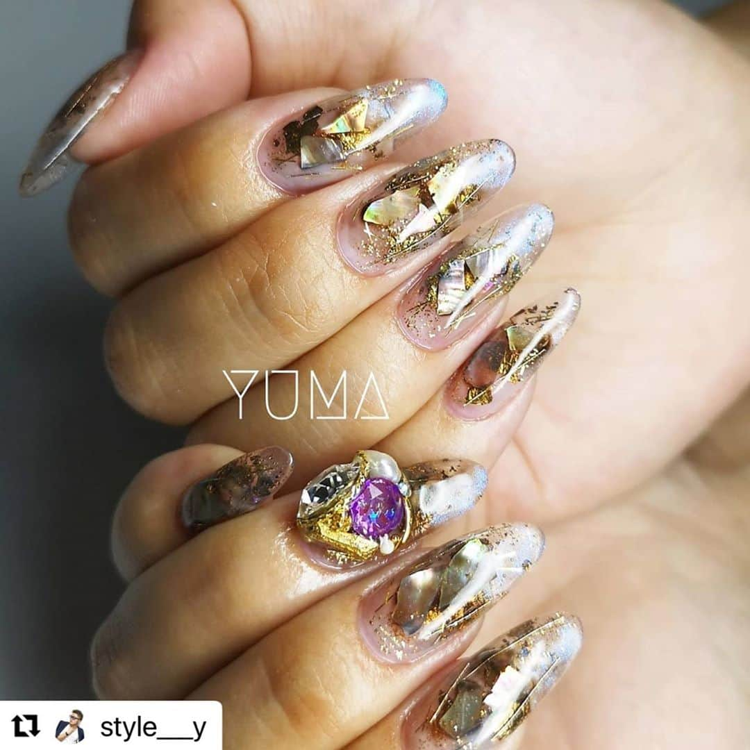 initygel_officialさんのインスタグラム写真 - (initygel_officialInstagram)「#Repost @style___y with @make_repost ・・・ .お任せネイル  使用ジェル @initygel_official  トルマリンコレクション 10 ドレスアップコレクション 2 カクテルコレクション 9  ウルトラエクステンション high チップオーバーレイ  ワイビジュ  #ネイル#ネイルサロン#ジェルネイル#nail#nailart#nailist #mensnailist#ネイリスト#メンズネイリスト#japan#osaka#アート#art#八尾#久宝寺#八尾ネイルサロン#久宝寺ネイルサロン#japaneseculture#japaneseart#olympic#アイニティ#initygel#INITY夏ネイル#YUMA」10月1日 22時04分 - initygel_official