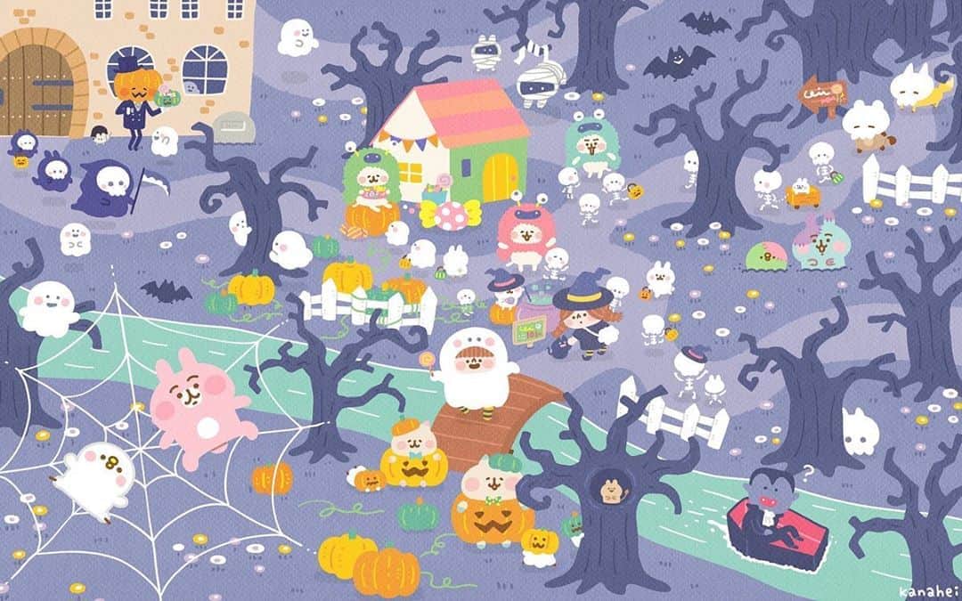 のインスタグラム：「みんなのハロウィン🎃 #10月壁紙」