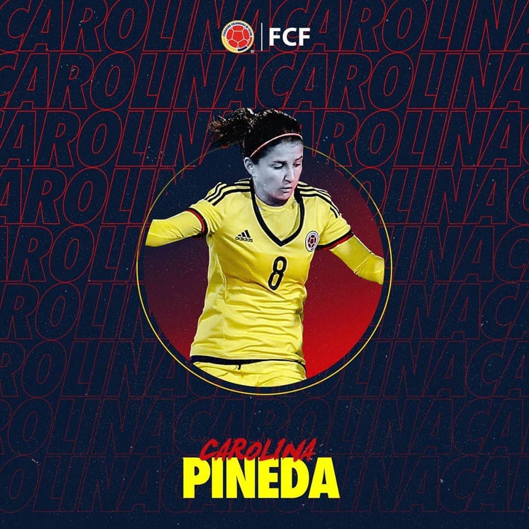 サッカー コロンビア代表チームのインスタグラム：「Feliz cumpleaños, Carolina Pineda 🥳  Que sean muchos más llenos años de goles y buen fútbol 🔥⚽」