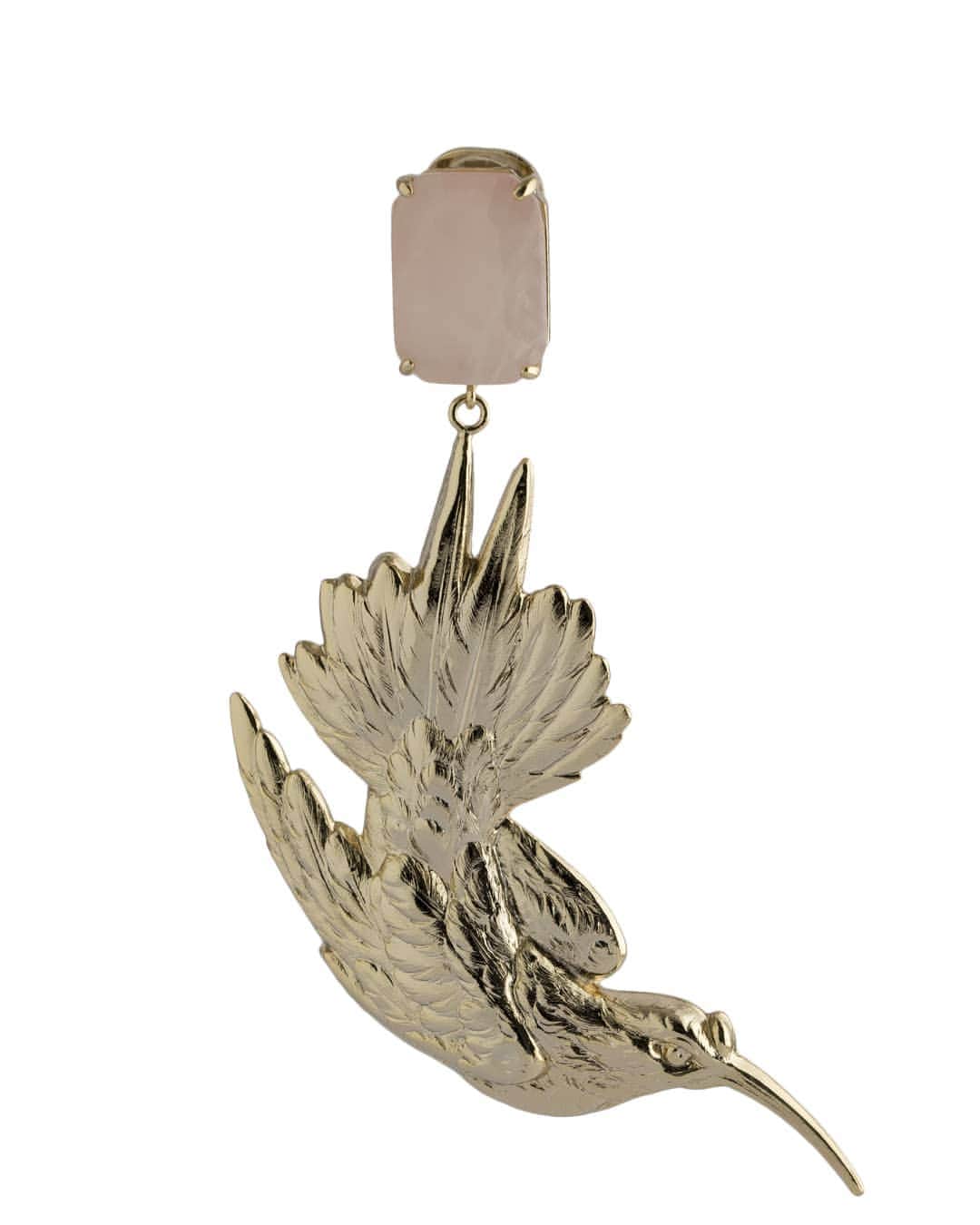 イオッセリアーニさんのインスタグラム写真 - (イオッセリアーニInstagram)「Winter bird with rose quartz. Iosselliani. #iossellianifashionjewerly #rosequartz #handmadejewelry」10月1日 23時10分 - iosselliani