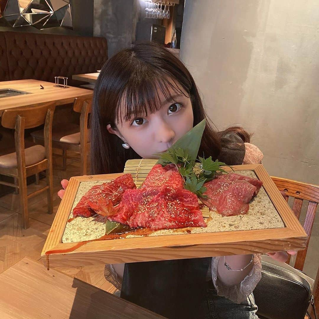 中山星香さんのインスタグラム写真 - (中山星香Instagram)「焼肉のタレが垂れてましたね笑 今まで食べた焼肉の中でもトップクラスで美味しかった🥺 #星香クオリティ #焼肉 #ひらく」10月1日 23時23分 - seika0705n