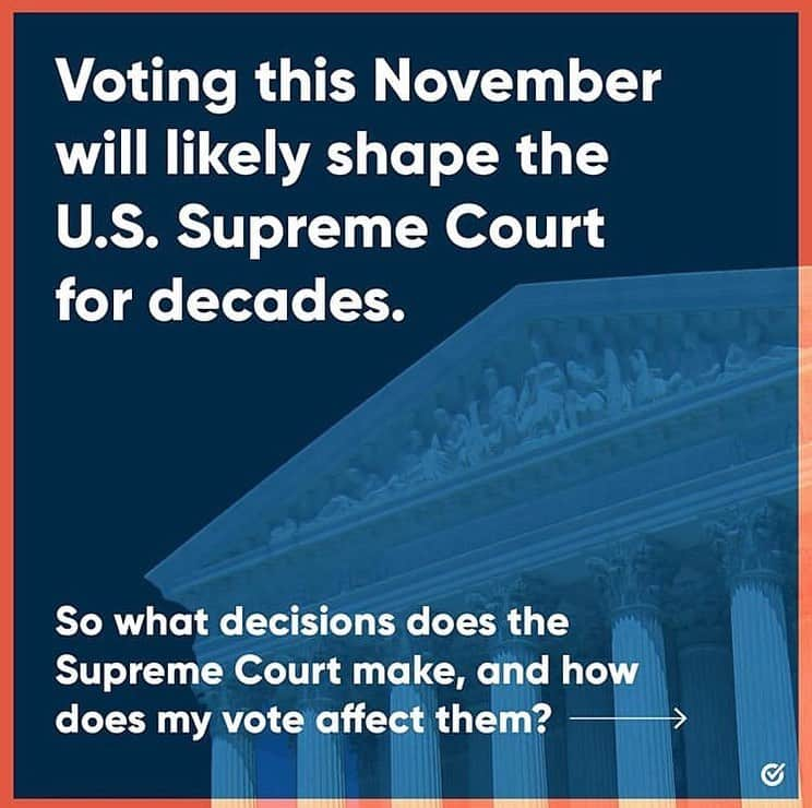 レオナルド・ディカプリオさんのインスタグラム写真 - (レオナルド・ディカプリオInstagram)「From @WhenWeAllVote: Supreme Court nominations impact us for a lifetime. We don’t directly elect Supreme Court Justices, but our elected officials do.  Make sure you have a say and register to vote.」10月2日 0時11分 - leonardodicaprio