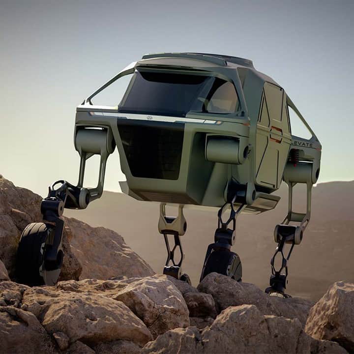 HYPEBEASTさんのインスタグラム写真 - (HYPEBEASTInstagram)「#hypebeasttech: @hyundai has announced its New Horizon Studio, an off-branch that looks to create extreme vehicles for the future. They’ll be “building vehicles to traverse off-road terrains with unprecedented mobility through a combination of robotics and wheeled locomotion technology.” What this means is that Hyundai is developing a car that can combat any terrain thanks to a set of extendable legs that are attached to the wheels. Learn more about the brand's Elevate concept vehicle via the link in bio.⁠ Photo: Hyundai Motor Group」10月2日 0時20分 - hypebeast