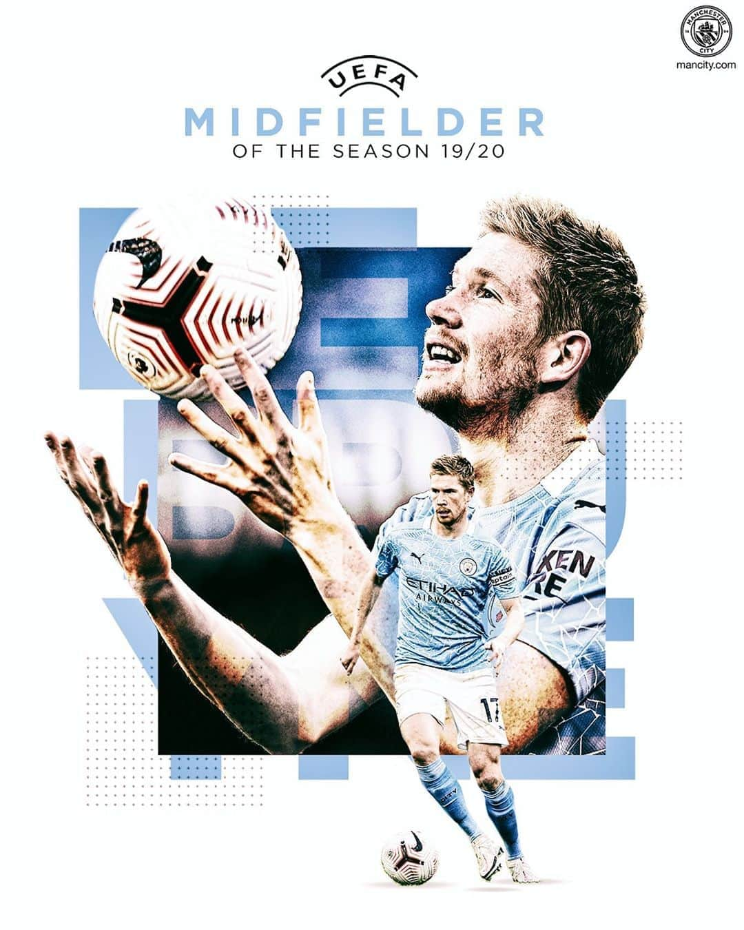 マンチェスター・シティFCさんのインスタグラム写真 - (マンチェスター・シティFCInstagram)「UEFA Midfielder of the Season 19/20 🌟 #mancity #UCL」10月2日 0時53分 - mancity