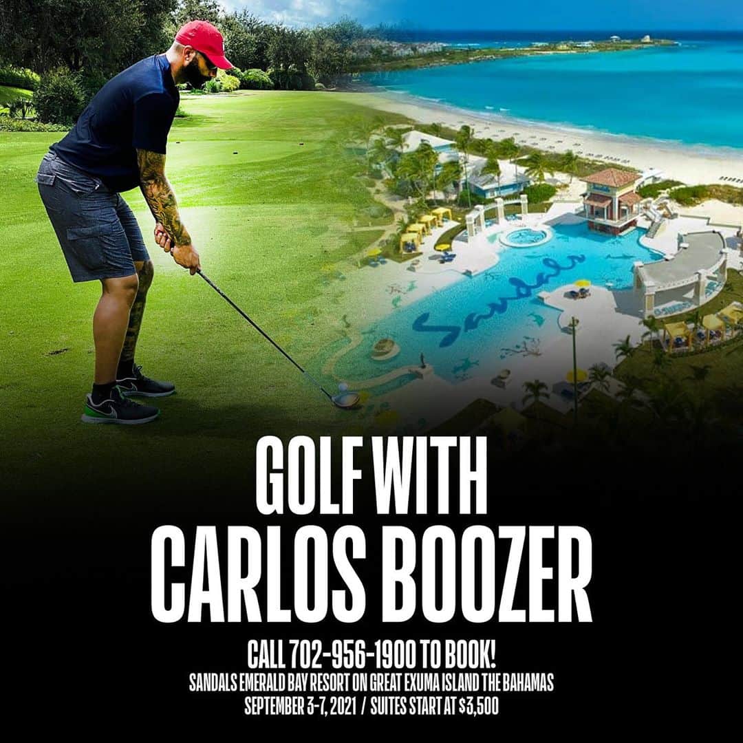 カルロス・ブーザーさんのインスタグラム写真 - (カルロス・ブーザーInstagram)「Join Me Sept. 3rd - 7th, 2021 In The Bahamas Next Labor Day Weekend.. The Ocean, Sandy Beaches, And Golf!!! Sign Up By Calling 702-956-1900!!! #HOLDAT 🌴 🌊 ⛳️ ☀️」10月2日 1時01分 - mrcbooz
