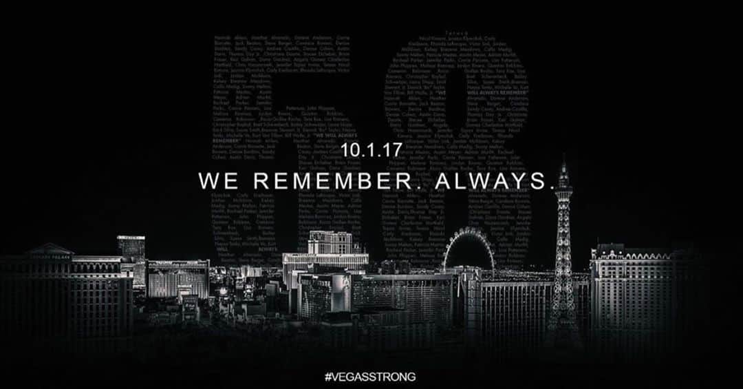ブライス・ハーパーのインスタグラム：「We Remember. Always. October 1. #VegasStronger」