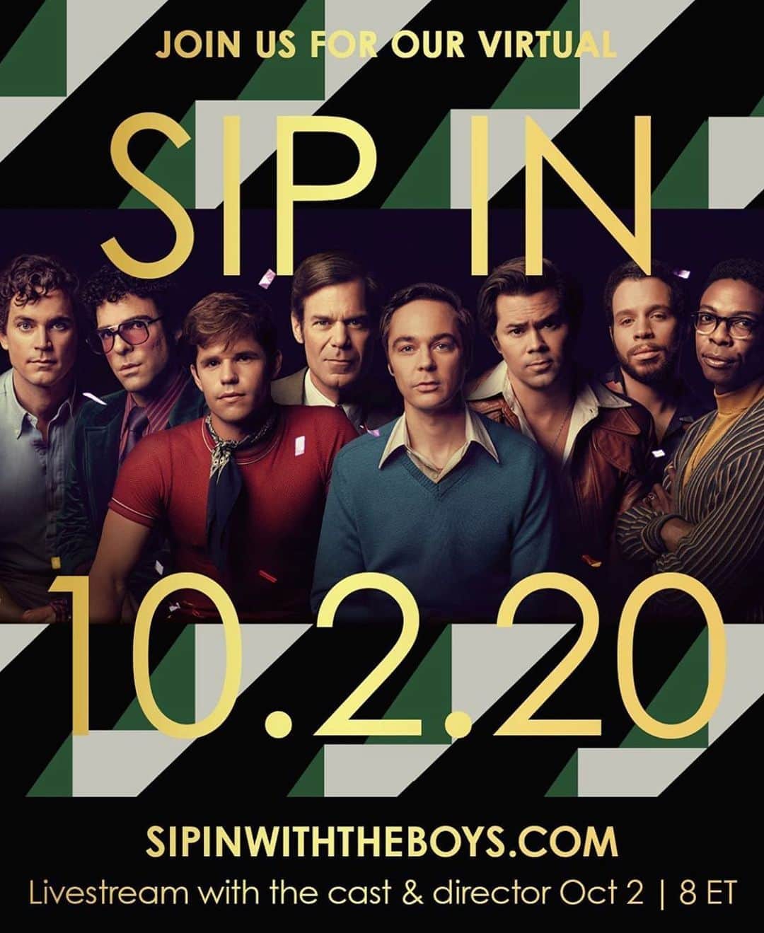 タック・ワトキンスさんのインスタグラム写真 - (タック・ワトキンスInstagram)「A virtual “Sip-In” event with THE BOYS live-streamed from Julius Bar in NYC.」10月2日 1時16分 - tucwatkins