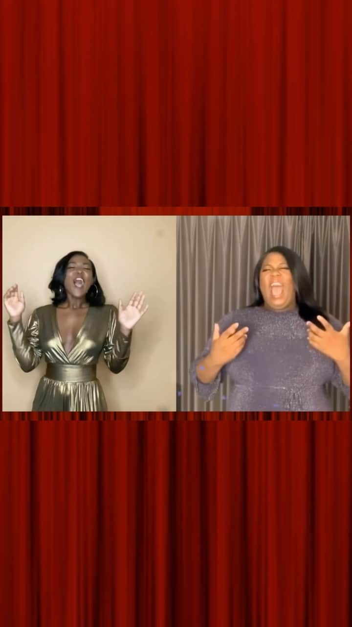 のインスタグラム：「Just a bit of black excellence for you!!! @gifted2sing it was truly a blessing to sing this with you!! @matthewjohnsonharris thank you for making my childhood dream a full reality!!」