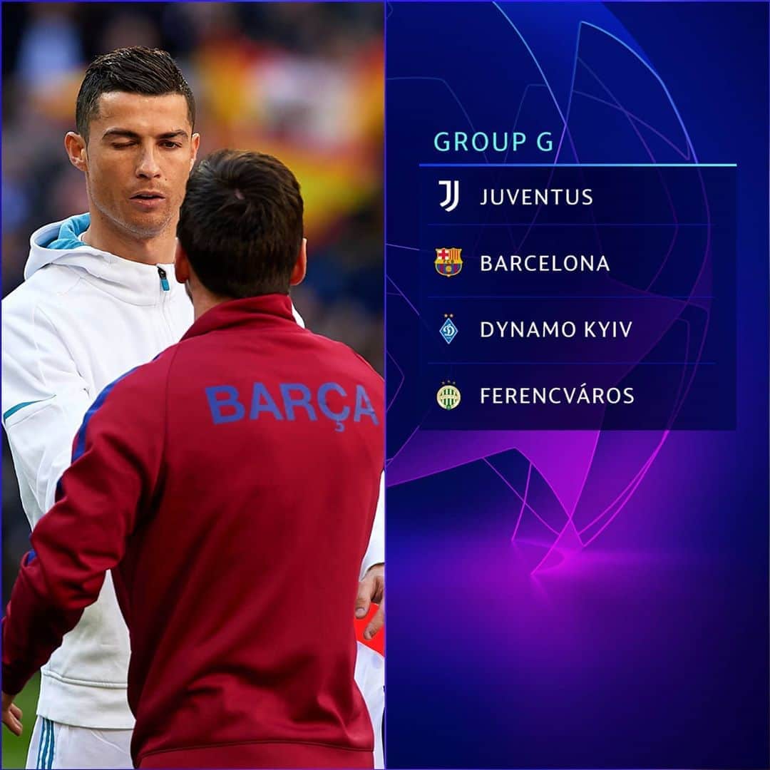 UEFAチャンピオンズリーグさんのインスタグラム写真 - (UEFAチャンピオンズリーグInstagram)「🤤🤤🤤 Ronaldo and Messi: head-to-head again! 🙌 Who you got? 🤔  #UCLdraw」10月2日 1時55分 - championsleague