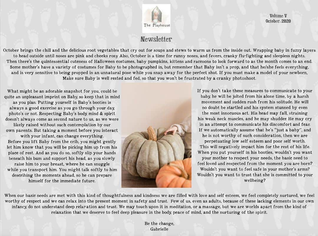 ガブリエル・アンウォーのインスタグラム：「ThePlayhouse.org @theplayhouse20 October Newsletter! @shareefmalnik」