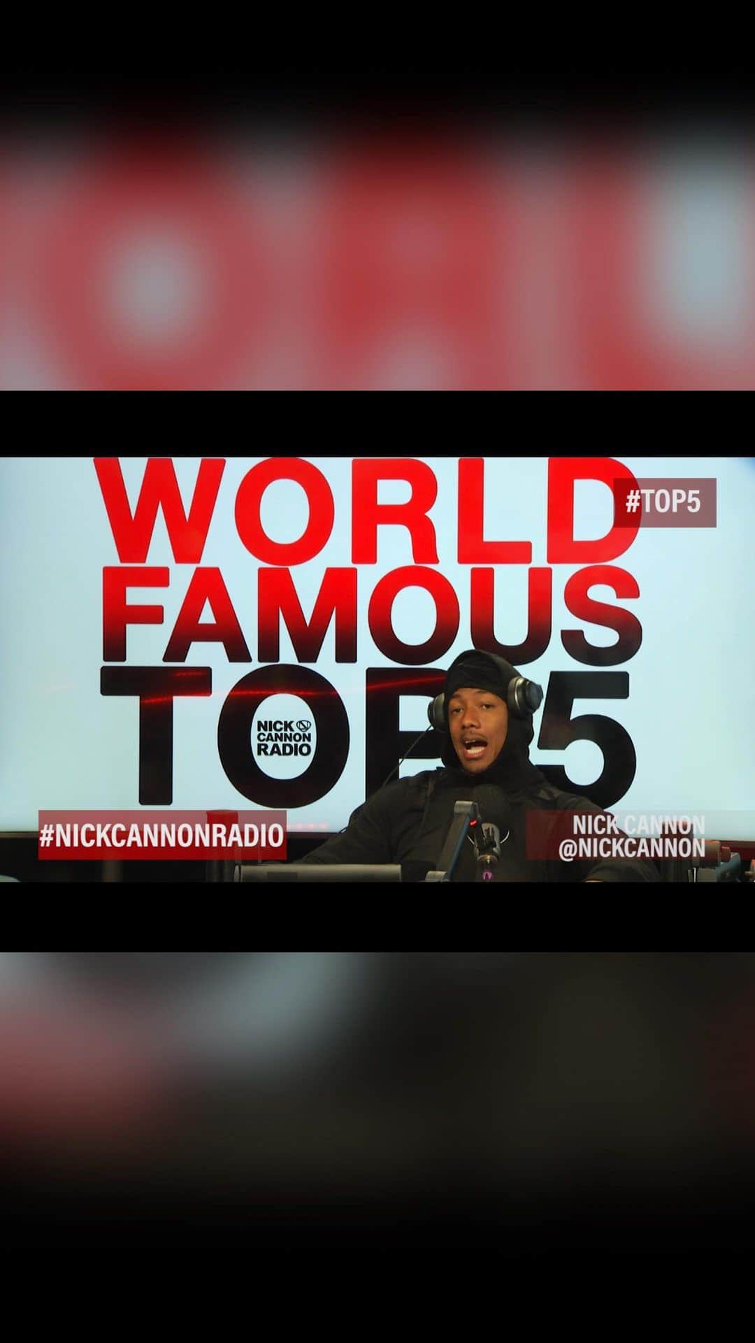 ニック・キャノンのインスタグラム：「In this episode, it’s the Top 5 Richest Rappers!  #5 Drake #4 Kanye West #3 Sean “Diddy” Combs #2 Dr. Dre and coming in at #1 Jay-Z WATCH NOW! #Top5 #Top5Friday #NickCannonRadio」
