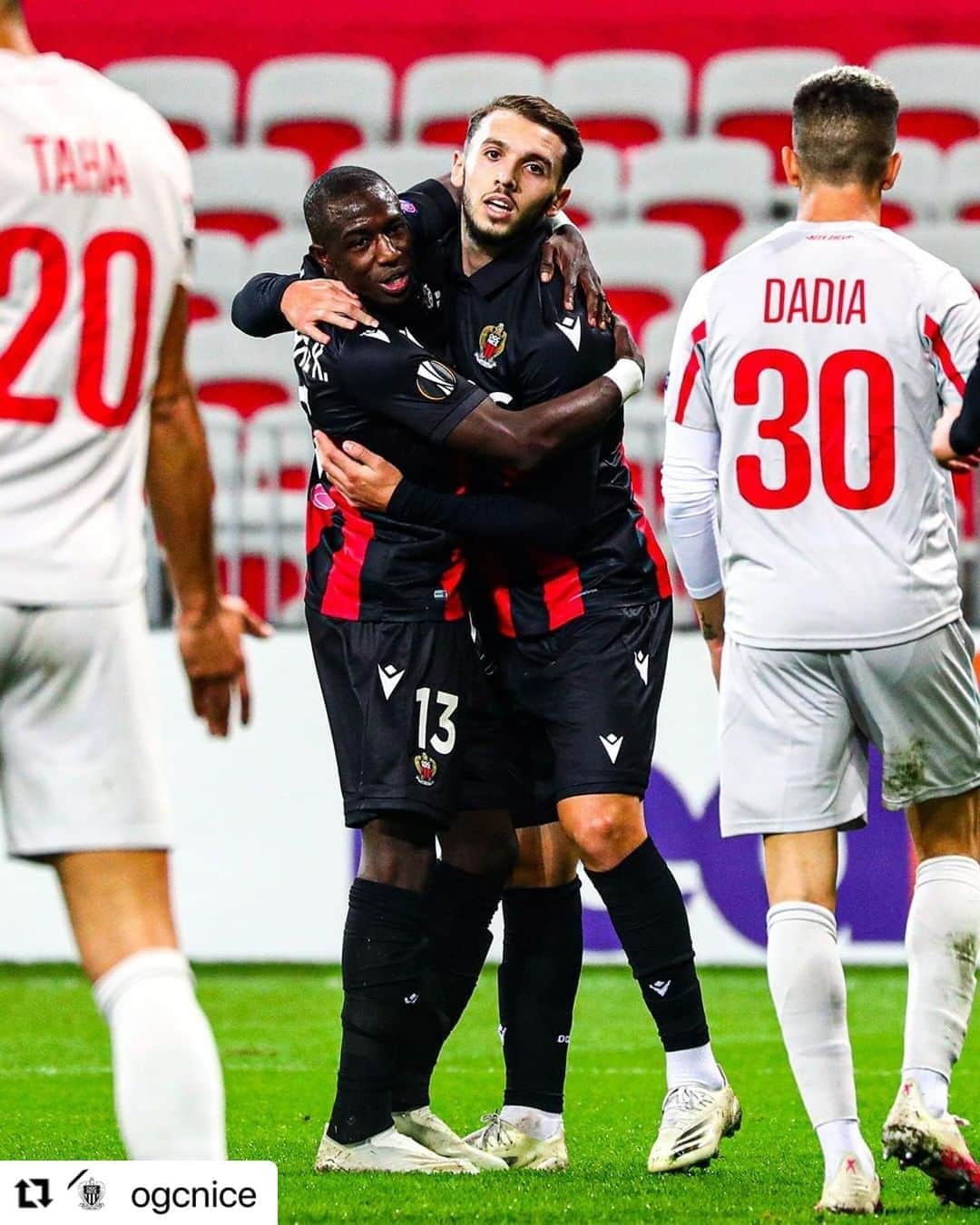 リーグ・アンさんのインスタグラム写真 - (リーグ・アンInstagram)「L’@ogcnice s’est imposé hier soir 1-0 face à l’@hbsfc en @europaleague ! 💪 . Bravo les Niçois ! 👏 . OGC Nice won yesterday evening in the Europa League. . #Nice #OGCN #EuropaLeague #UEL」10月30日 22時09分 - ligue1ubereats