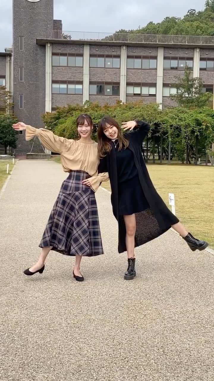 齋藤佳穂のインスタグラム：「なぎさちゃんとペア撮影🥰」