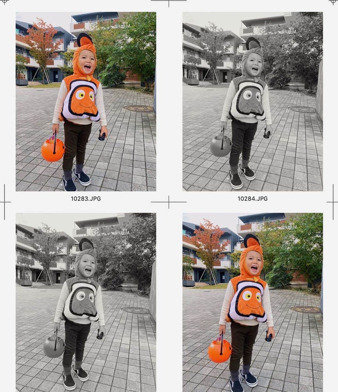 中川珠里さんのインスタグラム写真 - (中川珠里Instagram)「.﻿ 2年間たくさん着たニモ。﻿ ﻿ さすがにぴちぴちでこのハロウィンで﻿最後だね。﻿ これは思い出にずっととっておこう😌﻿ ﻿ あ、明日本番。もう1回着ようね🤪」10月30日 22時48分 - juri1104