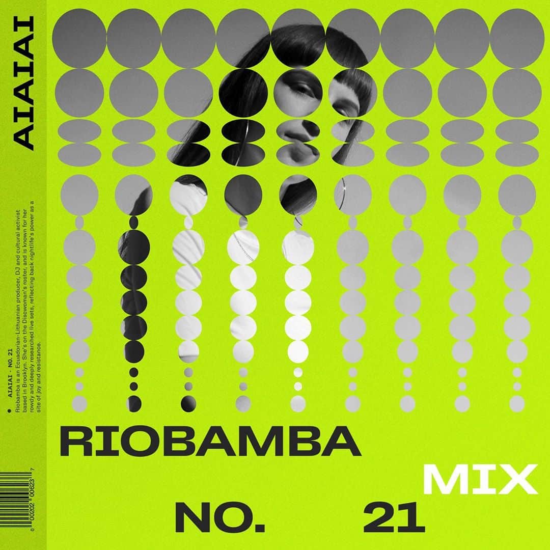 AIAIAIのインスタグラム：「@riobamba_dj is an Ecuadorian-Lithuanian producer, DJ and cultural activist based in Brooklyn. She’s on the @discwomannyc roster, and is known for her rowdy and deeply researched live sets, reflecting back nightlife’s power as a site of joy and resistance.  Words from Riobamba herself on the mix:  "It's election week here in the United States, and this recording is an authentic reflection of where I'm at in holding space for both rage and hope. Channelling dreams of the death of the old system, and a rebirth into a foundation that truly serves and uplifts every one of us.”  Tune in for this weeks mix at aiaiai.audio, soundcloud and mixcloud.」