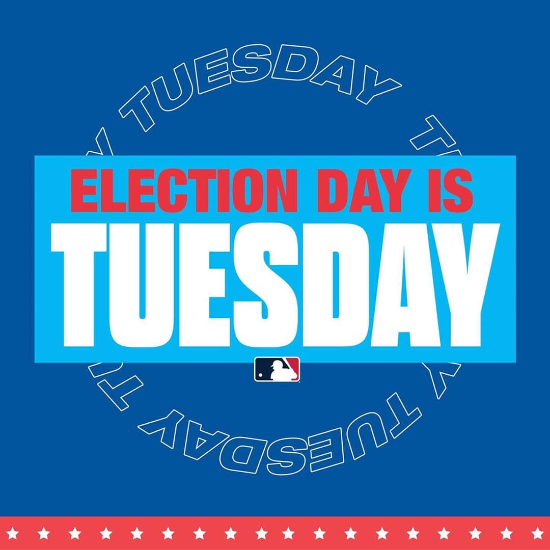 MLBさんのインスタグラム写真 - (MLBInstagram)「Election's on deck. Are you ready to get in the box?」10月30日 23時08分 - mlb