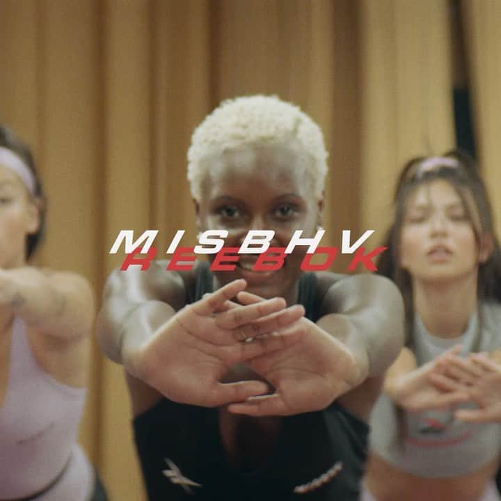 Reebok classicのインスタグラム：「80’s energy all day.  Reebok x M I S B H V apparel collection available now on reebok.com. Link in bio.​」