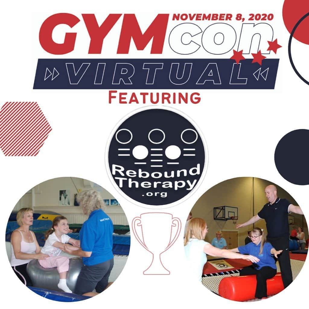 Inside Gymnasticsさんのインスタグラム写真 - (Inside GymnasticsInstagram)「We are thrilled to feature @rebound_therapy at GYMcon Virtual! Rebound Therapy is an international program that teaches coaches and gym owners how to use trampoline exercises as therapy for people with special needs and disabilities. Learn from these fabulous presenters and more by registering at InsideGym.com TODAY! 😃 LINK IN BIO ⬆️  #gymcon #gymconvirtual #insidegym #gymnastics #coaches #coachlife #education」10月30日 23時14分 - insidegym