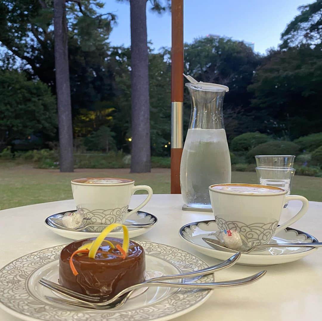 竹村佳奈さんのインスタグラム写真 - (竹村佳奈Instagram)「◌ 美術館にあるカフェ☕️ ラテアートが可愛かった♥️ ◌」10月30日 23時20分 - takemura__kana