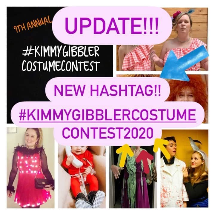 アンドリア・バーバーのインスタグラム：「ATTENTION: Instagram has temporarily disabled the “recent” tab on hashtags to prevent the spread of false info during the election. Sooooo....this makes it a wee more challenging to find the NEW entries for the #KimmyGibblerCostumeContest. 😬 So please add a new hashtag to your entries: #KimmyGibblerCostumeContest2020  I know, it’s long! But this way we won’t have to wade through NINE years of costume entries out of order. 😁 Good luck!! 🎃」