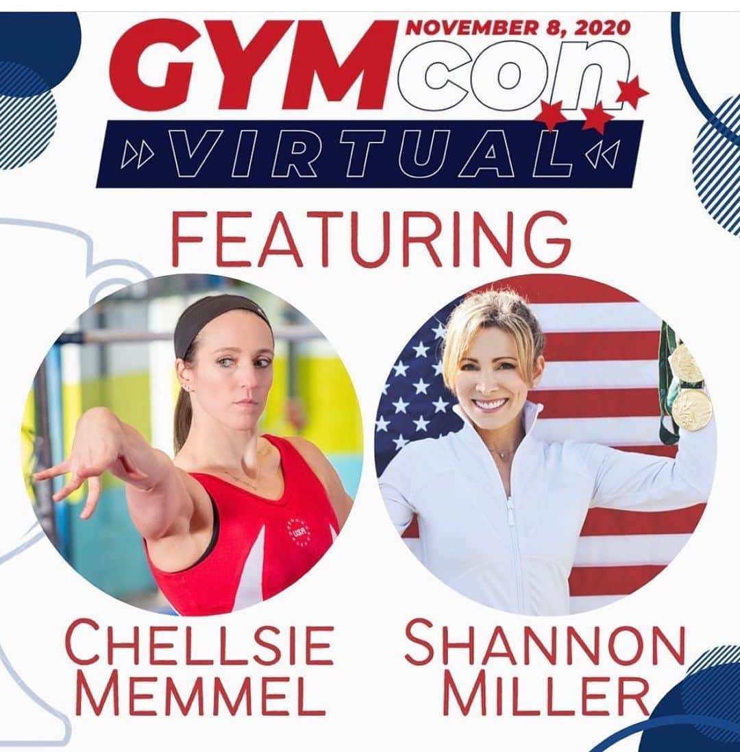 のインスタグラム：「🤩Gymnasts, Parents, Coaches & Club Owners - we hope to see you at GymCon Virtual - an online celebration of our sport and learning opportunity from some amazing individuals on Nov 8th! *A live Q&A with Shannon Miller *Keys to Success, by Chellsie Memmel  *Diversity in Gymnastics by Wendy Hilliard  *Training for Peak Performance by Wendy Bruce Martin *Coaching Clulture by Cassie Rice  + Many, many more incredible presenters!  Attendees will also have access to all presentations for 3 months! Register Today and check out the full schedule at InsideGym.com!  #gymnastics #gymnast #parent #coach #clubowner #celebration #learning #legends」