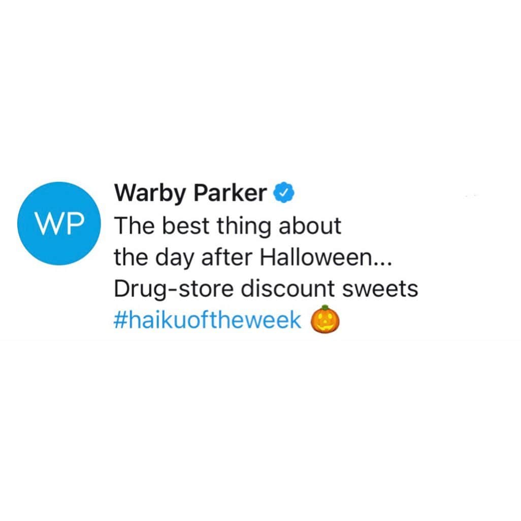 のインスタグラム：「🎃👻🍭🍫🤗 #haikuoftheweek」