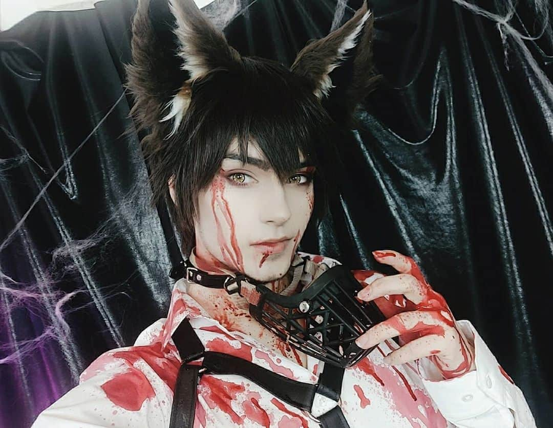 Geheさんのインスタグラム写真 - (GeheInstagram)「happy Halloween 🐺  aroo~」10月31日 1時43分 - geheichou