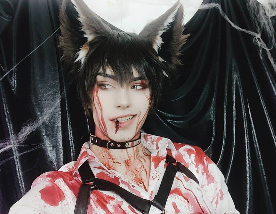 Geheさんのインスタグラム写真 - (GeheInstagram)「happy Halloween 🐺  aroo~」10月31日 1時43分 - geheichou