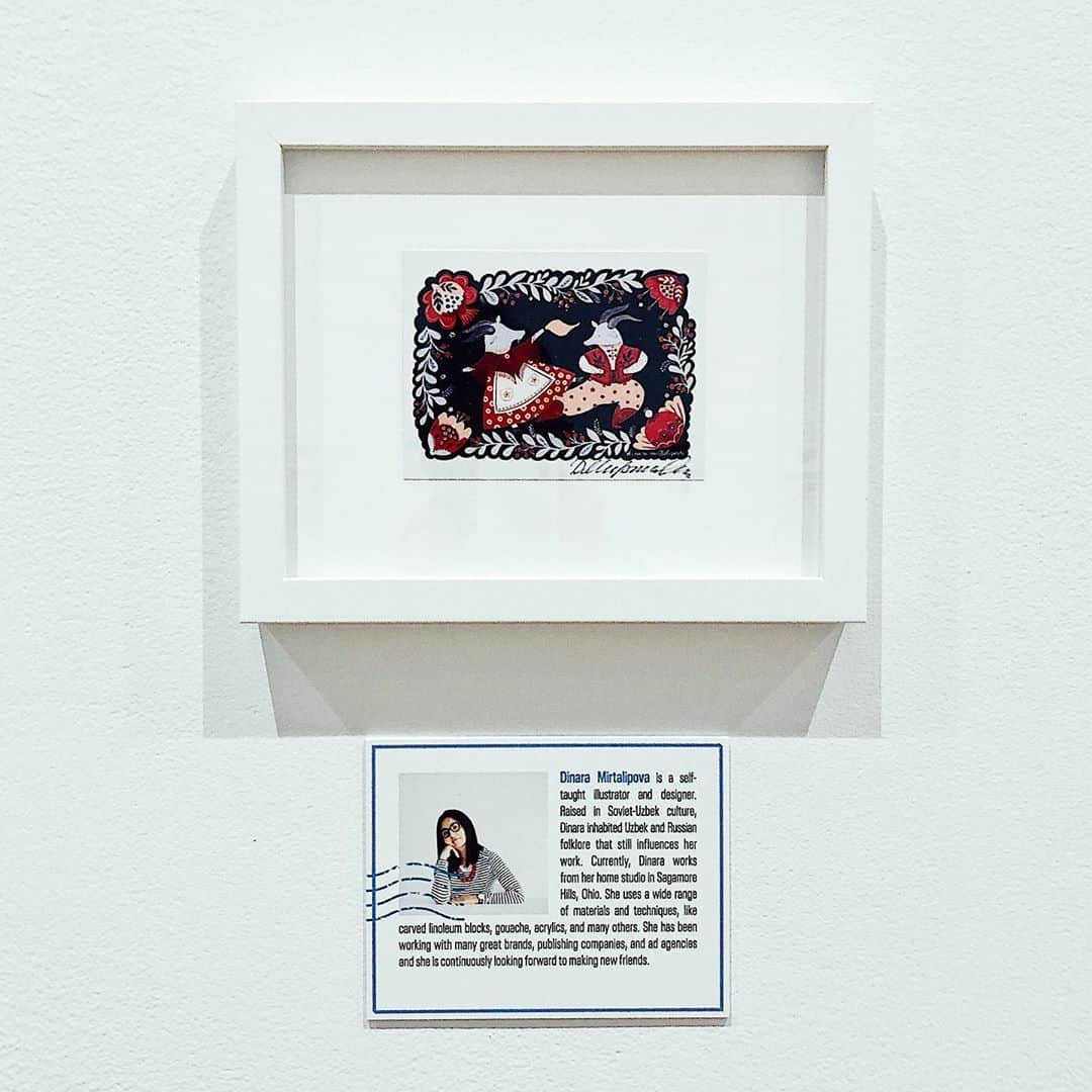 Dinara Mirtalipovaのインスタグラム：「I made it to the Akron Art Museum @akronartmuseum today! 🙌 Check out their new “Akron Art Mail” Exhibit that runs through Feb 2021. I feel so honored to be included in a group of local artists and writers. These postcards could be collected at the Akron-Summit County Public Libraries (while the supplies last).  But the “Akron Art Mail” exhibit is actually oriented for building the community in the area, so you are ALL invited to participate! If you’re feeling creative - start decorating your blank post card and mail it back to the Akron Art Museum. Or stop by at the Museum and get your free blank postcard.   For better explanation please visit this link: https://akronartmuseum.org/akronartmail/  #akronartmuseum #akronartmail」