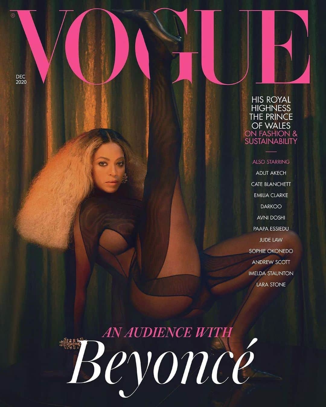 ミュグレーのインスタグラム：「@beyonce wears MUGLER by @cadwallader on the cover of @britishvogue  - - Editor-in-Chief @edward_enninful Photographer @InternetBby Special thanks @ZerinaAkers @rrrffb  #mugler」