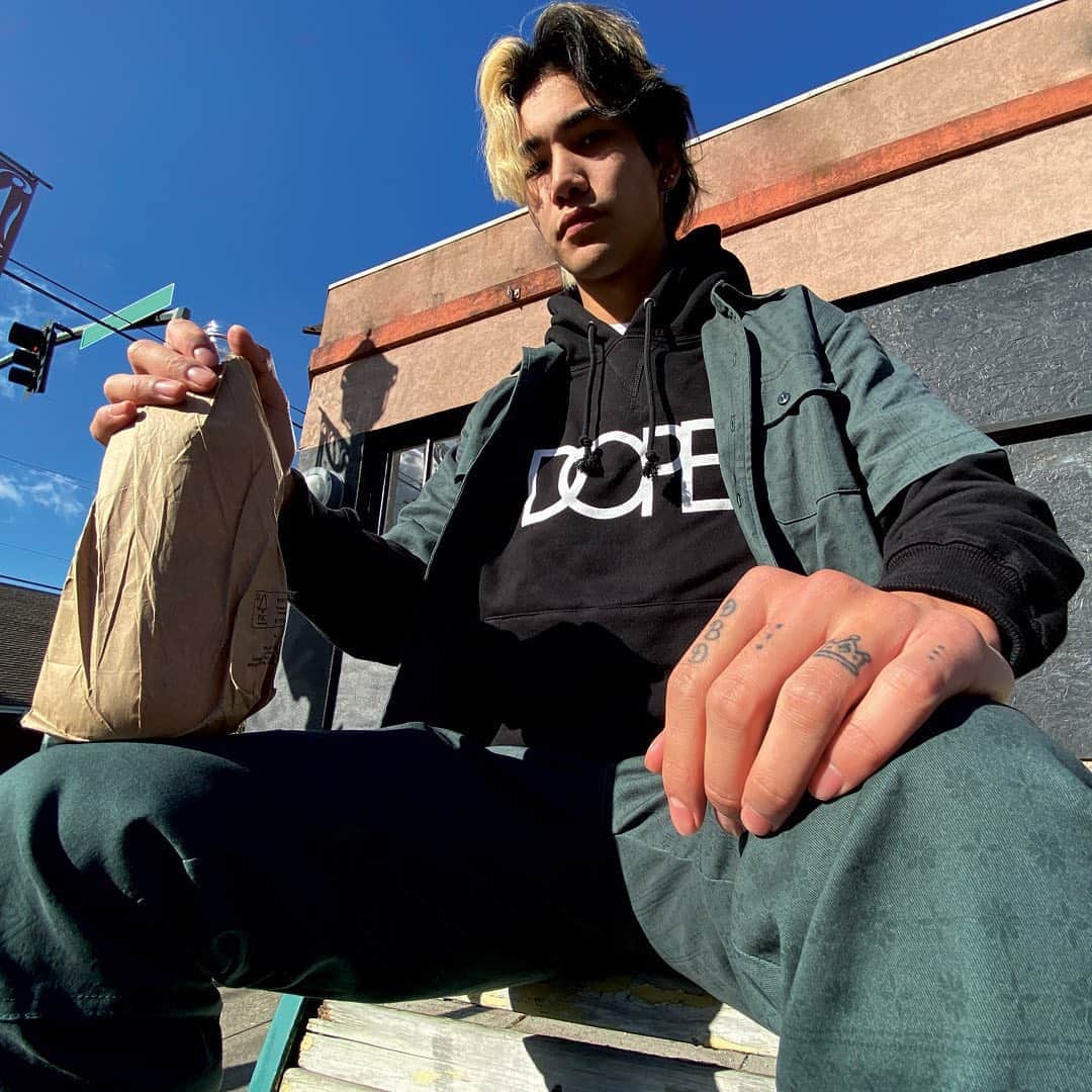 DOPEのインスタグラム：「Blood, Sweat, and Tears Work Shirt and Pants just dropped 🔥  3 colors available.  Link in bio」