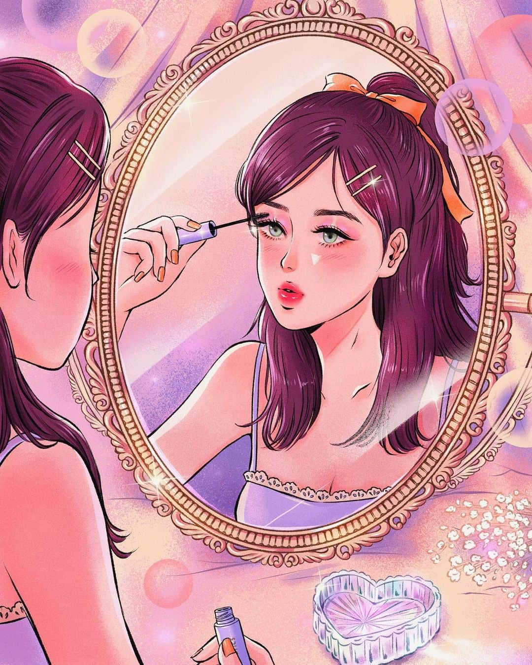 ミシェル・ファンさんのインスタグラム写真 - (ミシェル・ファンInstagram)「A magical girl essential. Pick Me Up mascara @emcosmetics   Illustration by - @paerytopia」10月31日 2時57分 - michellephan