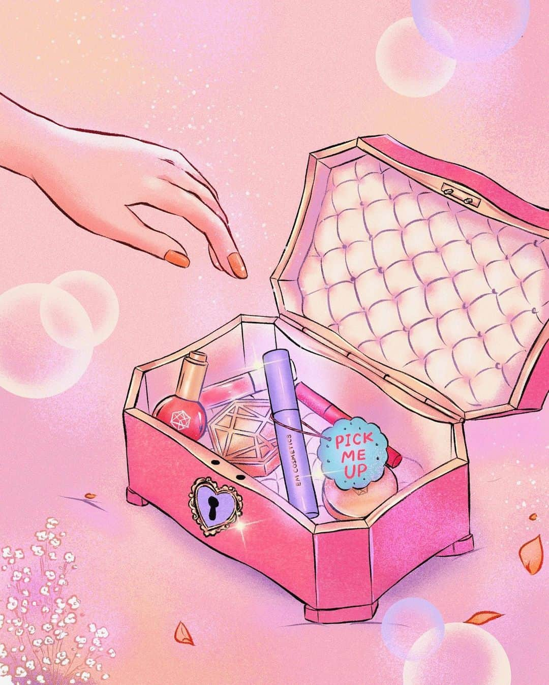 ミシェル・ファンさんのインスタグラム写真 - (ミシェル・ファンInstagram)「A magical girl essential. Pick Me Up mascara @emcosmetics   Illustration by - @paerytopia」10月31日 2時57分 - michellephan