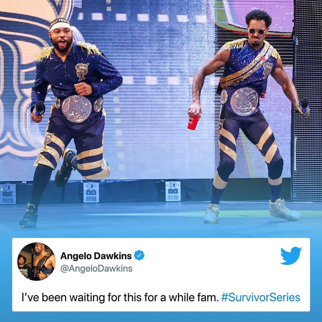 WWEさんのインスタグラム写真 - (WWEInstagram)「Break out the 🥤🥤🥤 and 🥞🥞🥞, because this #SurvivorSeries clash is gonna ROCK!   #TheNewDay vs. The #StreetProfits 🗓 Nov. 22 📺 @wwenetwork」10月31日 4時30分 - wwe