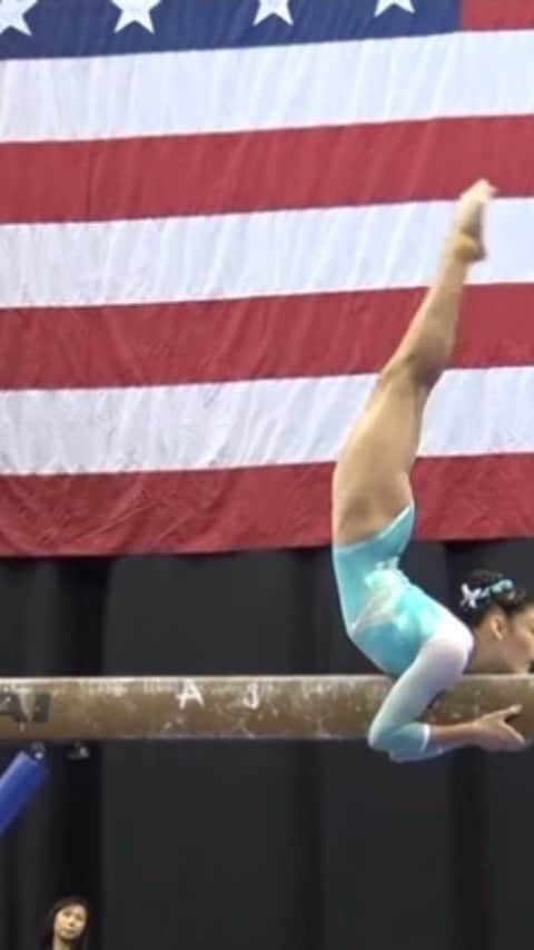 のインスタグラム：「6th in the all-around at the 2019 US Championships (Jr.), Ciena Alipio showed confidence and pose on beam! From West Valley gym club, home of the great Amy Chow, Ciena is a trickster just like her predecessor. She does two impressive triple series! ⚡️⚡️ - @ciena.37  - - - Featured Competition: 2019 USA Championships  - - #gymnastics #gymnasticsvideos #gymnasticshighlights #artisticgymnastics #floor  #vault #parallelbars #pbars #horizontalbar #highbar #balancebeam #unevenbars #tumble #stick #flip #trampoline #handstand #strength #flexibility #balance #fitness #usagymnastics #muscle #mag #trampoline #gymnast #gymvids #athlete #gimnasia」