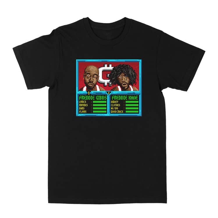Freddie Gibbsのインスタグラム：「🏀 The Jam Tee 🏀  Now Available at Kane Comics  kanecomics.shop  Link in Bio」
