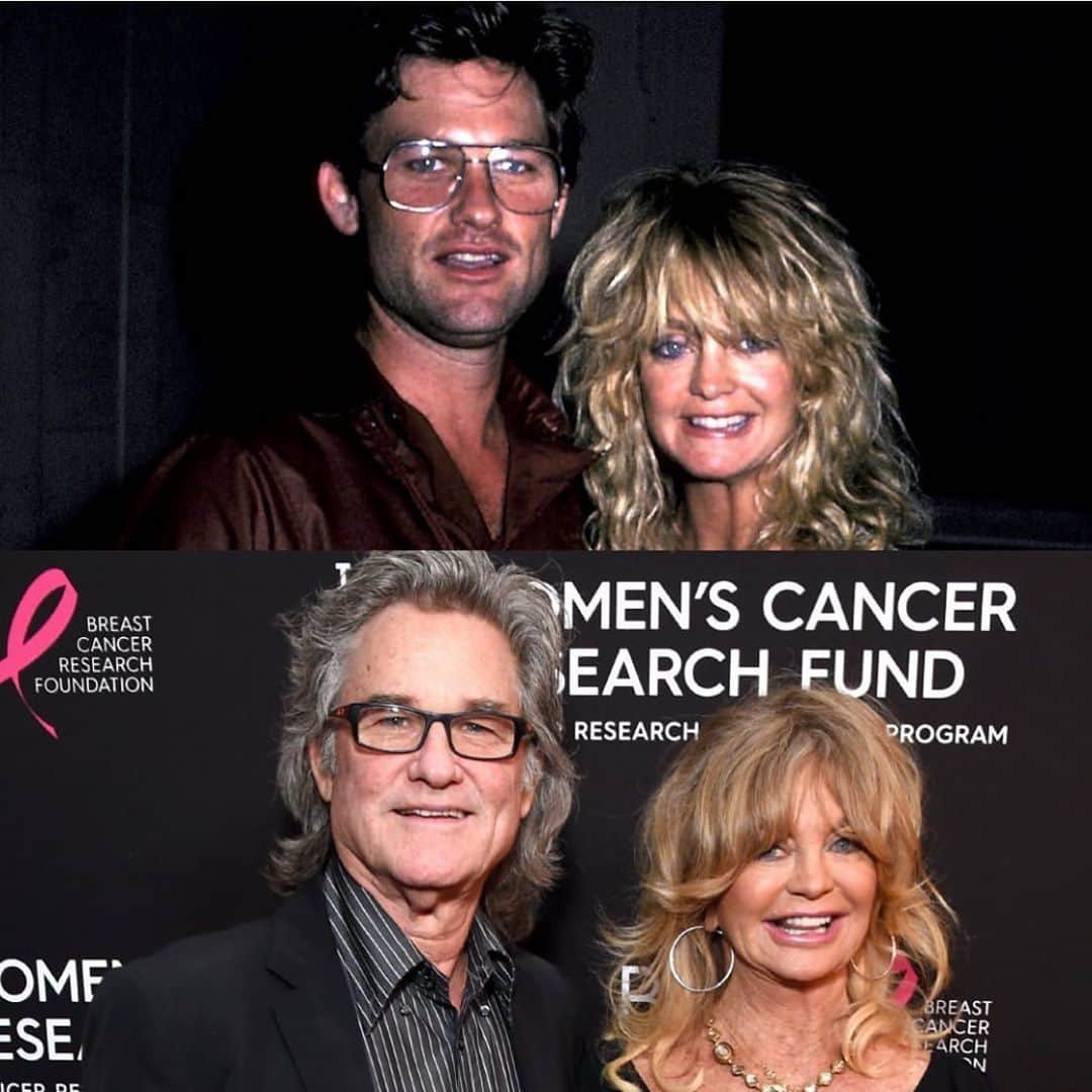 Style Fashion Luxuryのインスタグラム：「Kurt Russel and Goldie Hawn have been together since 1983 😍  Tag your soul mate!」