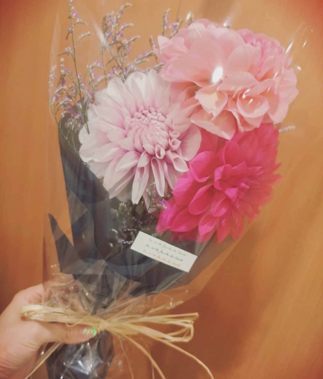 杉山由紀子のインスタグラム：「ほんとに楽しすぎる１日✨ * 毎日こんなに大笑いすることってある？ ってくらい笑った♥♥ * * 函館もたのしみすぎる(^^) 函館で絶対これ！！！っていうのが あればみんな教えてねー✨✨ * * とにかく食べまくる予定なので、 カロジャスは必須👍👍👍 ちゃんと食べたいときは対処大事👍 * * * #お花のある暮らし #花 #ダリア #flower #引越し祝い #party #笑いすぎた #函館 #旅行 #カロジャス #ダイエット」