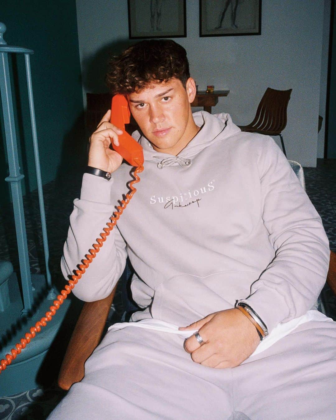 Bryant Eslavaのインスタグラム：「/ @noahbeck wearing @suspiciousantwerp ✨ • which of these is your favorite?🌸 #suspiciousantwerppartner」
