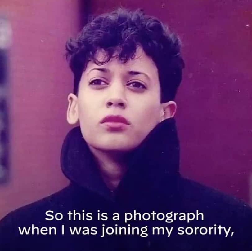 カーキ・キングのインスタグラム：「Were none of you planning on telling me about Kamala Harris' tomboy phase? Crushing on old photos of politicians the way straight women have done for decades has been the greatest bonus of fourth wave feminism. Go and vote for this talented and brilliant and erstwhile hot andro tease. VOTE!」