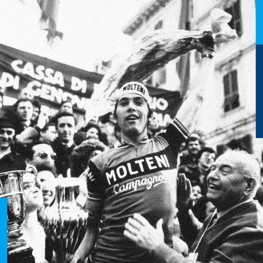 カンパニョーロさんのインスタグラム写真 - (カンパニョーロInstagram)「Who was greater, Coppi or Merckx? It is impossible to say, but one historical truth can be asserted: the victories of both men have in common their faith in the Campagnolo derailleur. Merckx began his professional career in 1965 and from 1968 on raced with Italian teams. He rode many different brands of bicycle, but he always demanded they be equipped with Campagnolo components. “The Cannibal” had 466 successes in 13 years of professional activity, almost 1 victory every 2 weeks.   #Campagnolo #RideYourStory  Credit: Texts from the book CAMPAGNOLO LA STORIA CHE HA CAMBIATO LA BICICLETTA by P. Facchinetti e G. Rubino - © 2008 BOLIS」10月27日 1時35分 - campagnolosrl