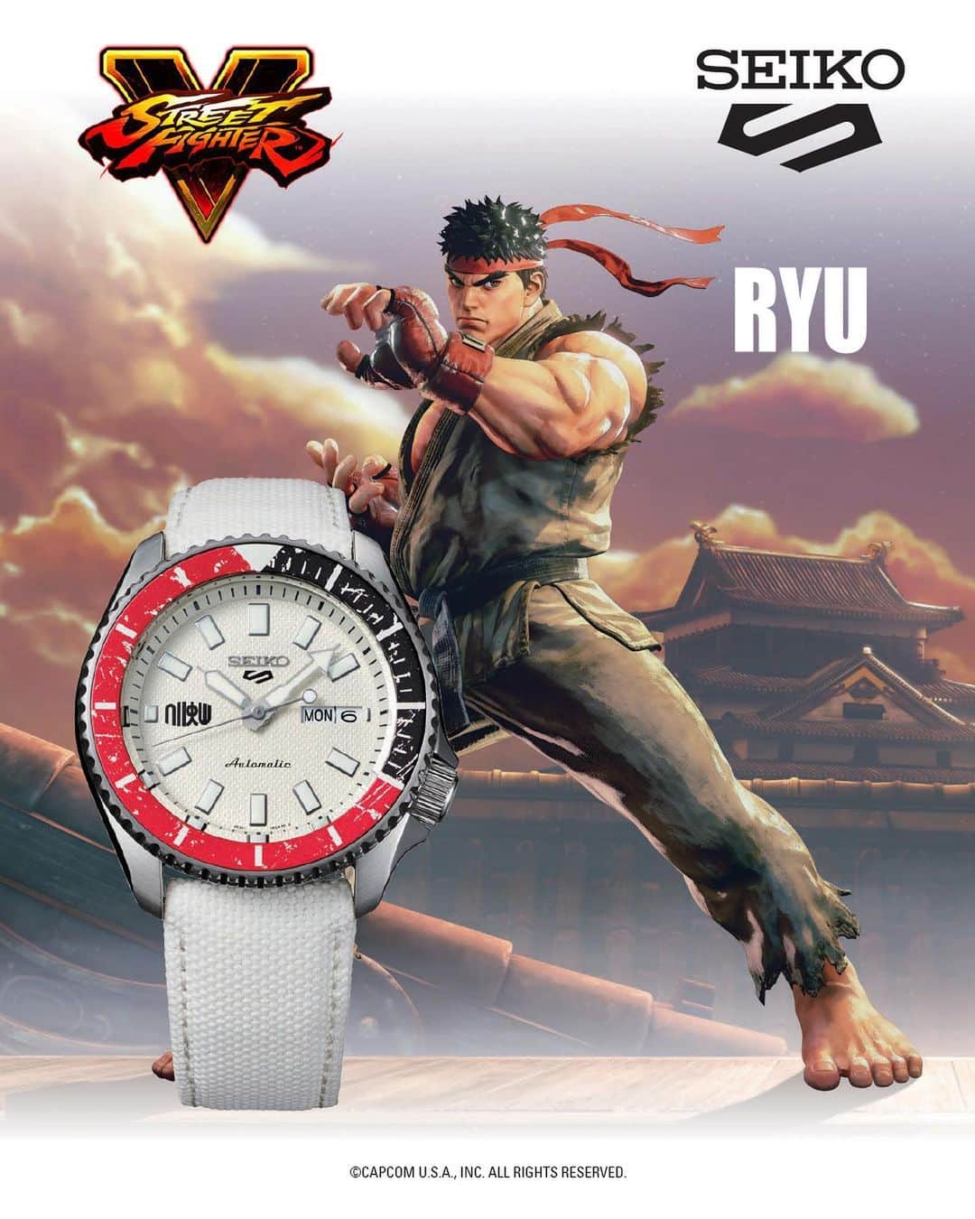 Seiko Watchesさんのインスタグラム写真 - (Seiko WatchesInstagram)「The Seiko 5 Sports collaboration with Street Fighter V features six models inspired by the iconic game's classic characters. Every model features a design that echoes each fighter's spirit, attitude, and style. Available now on seikousa.com.  https://seikousa.com/collections/seiko-5-sports-street-fighter」10月27日 2時03分 - seikowatchusa