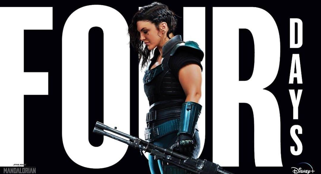ジーナ・カラーノのインスタグラム：「4 more days. ❤️ @themandalorian @disneyplus #CARADUNE」