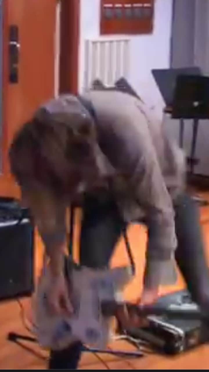 A Place to Bury Strangersのインスタグラム：「Its raining so much… its time to watch Ocean live on @kexp  A rare performance in full light!  Jono Mofo is wearing a #goldmineshithouse “Death Vibe” T Shirt which portrays the Olsen Twins as Manson Children. @colinburnsart @davidhochbaum111 @travislindquistart  Jay Space is wearing a Sian Alice Group T shirt. @bencrook_zed @thesocialregistry  12 years ago during CMJ  #ocean #rain #kexp #transcendent #jayspace #jonomofo #oliverackermann #sianalicegroup #deathvibe #goldmineshithouse」